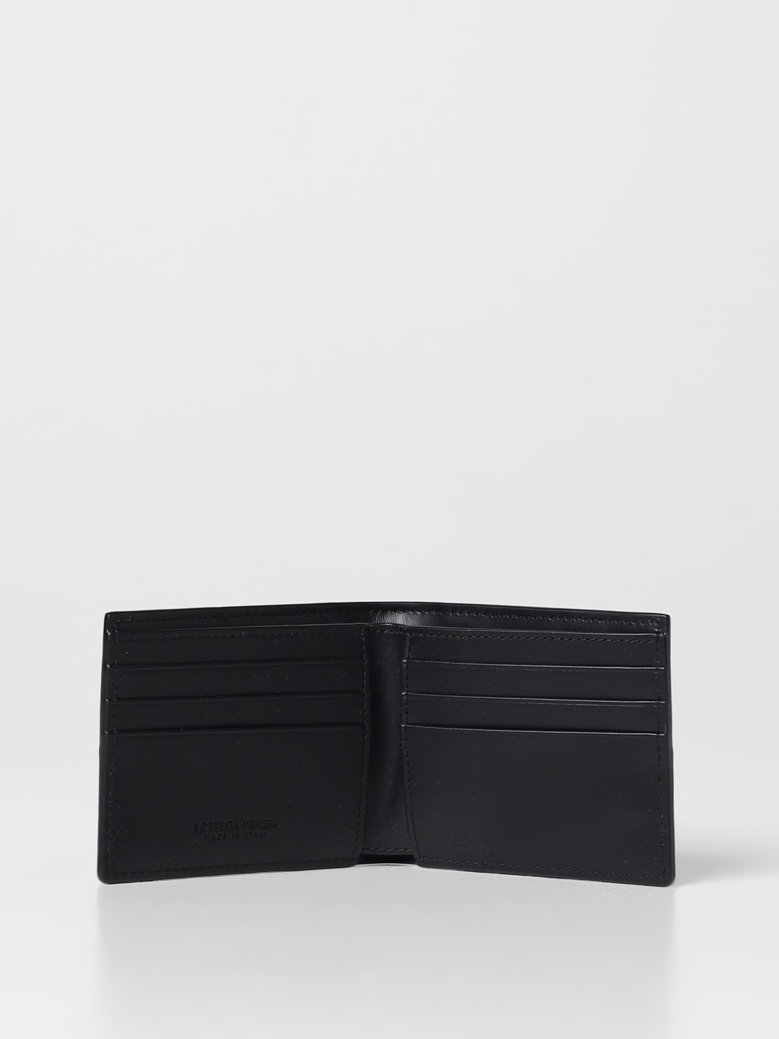 BOTTEGA VENETA WALLET: Bottega Veneta wallet in woven leather, Black - Img 2
