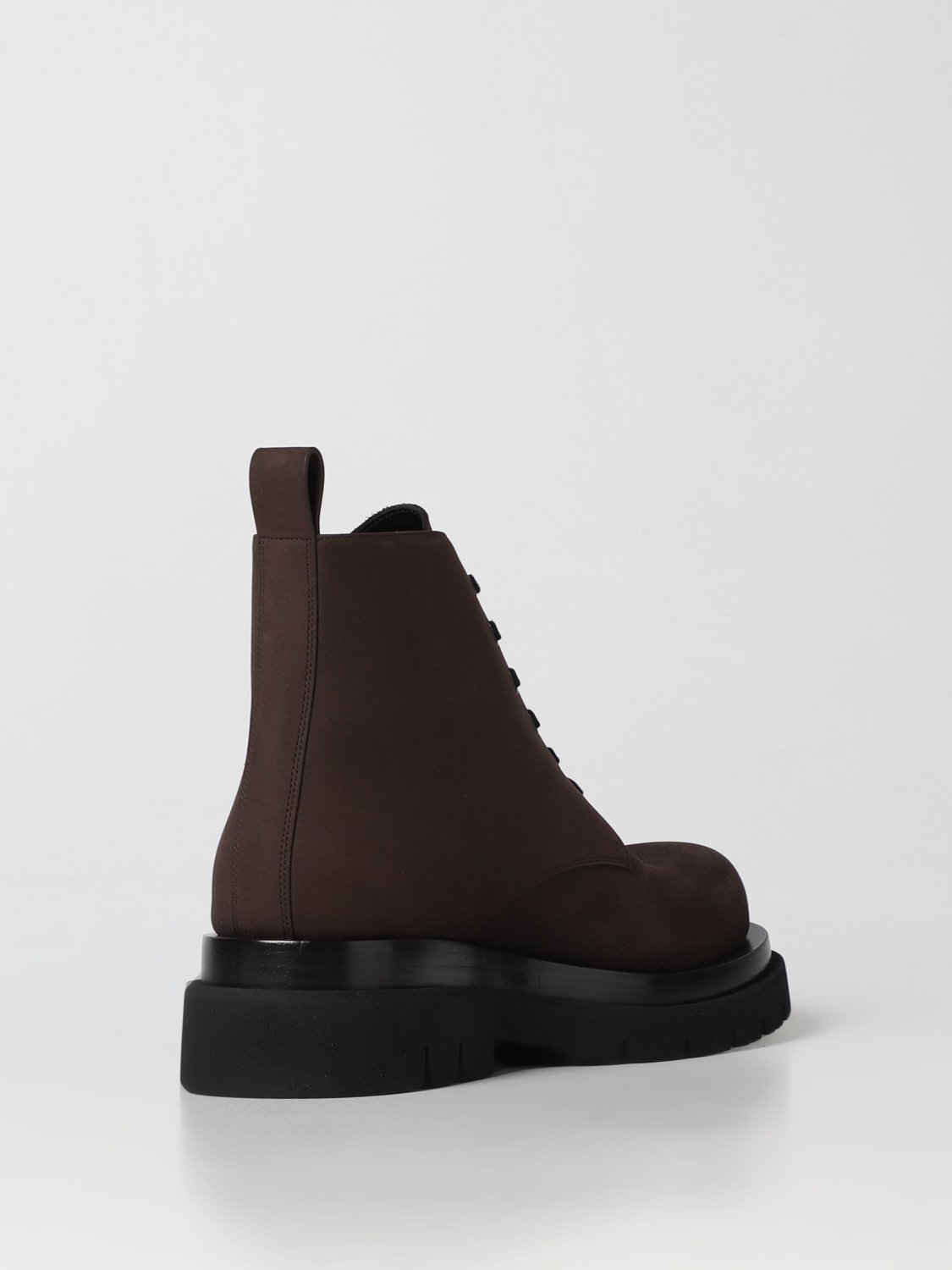 BOTTEGA VENETA BOOTS: Bottega Veneta ankle boots in nubuck, Dark - Img 3