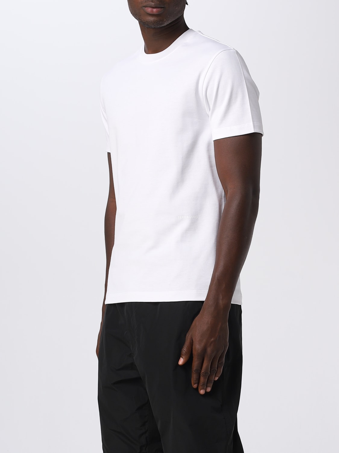 FERRAGAMO Tシャツ: Tシャツ メンズ Ferragamo, ホワイト - Img 4