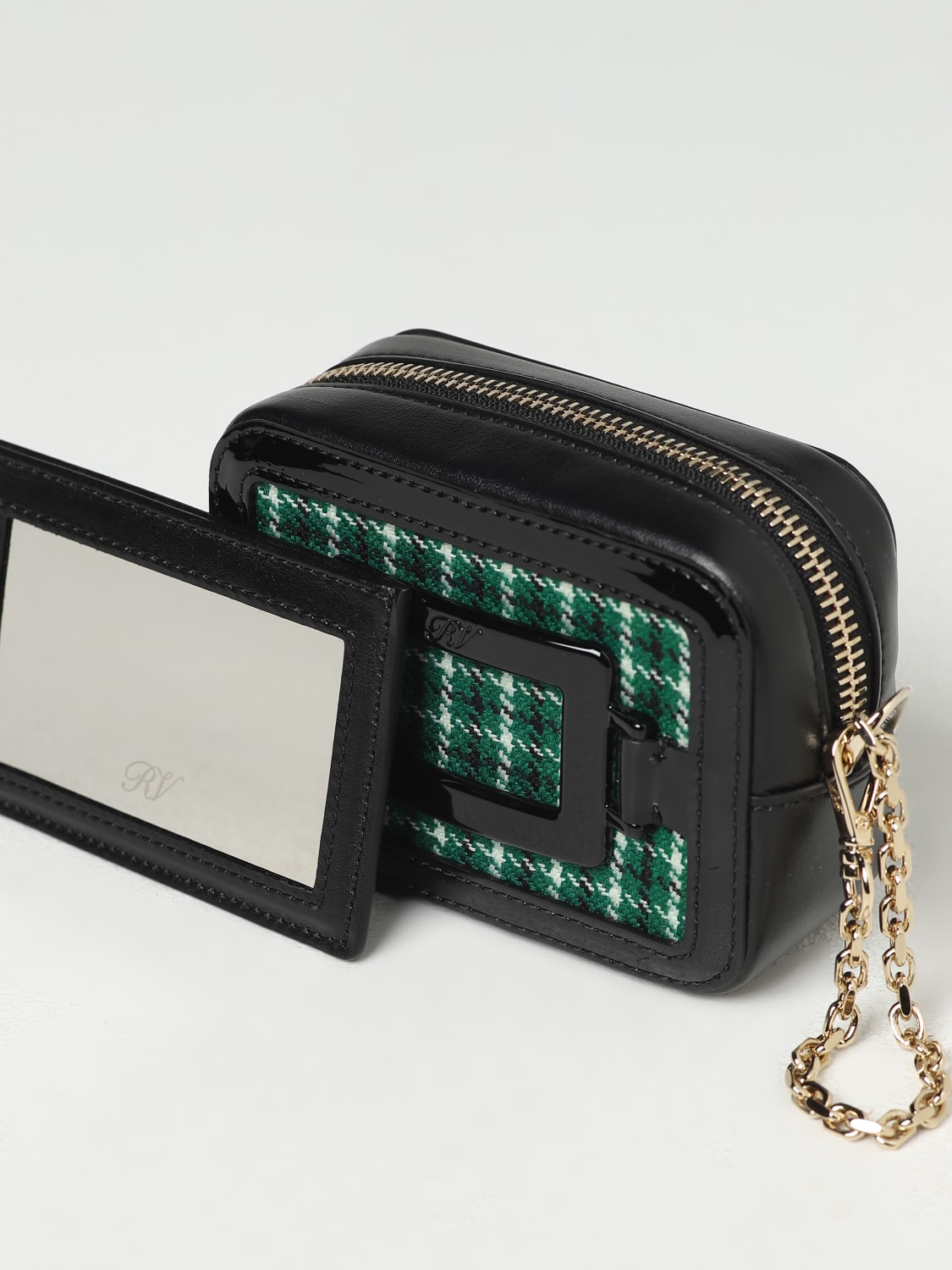 ROGER VIVIER MINI BAG: Wallet woman Roger Vivier, Green - Img 3