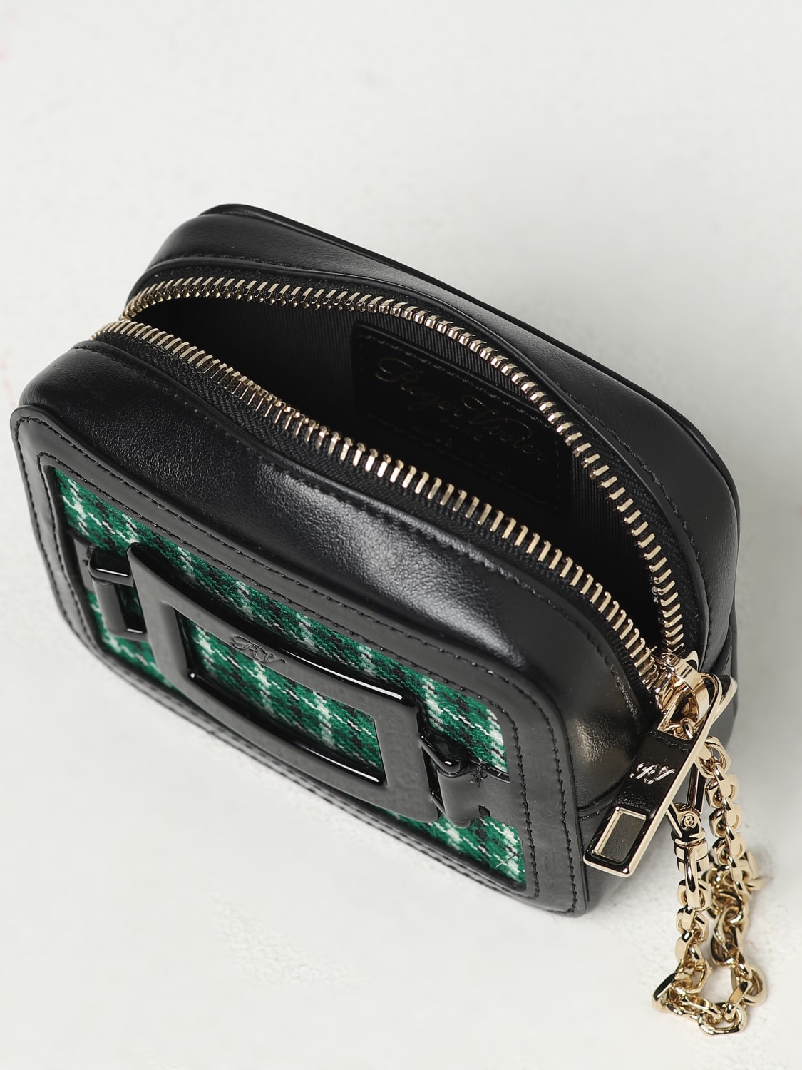 ROGER VIVIER MINI BOLSO: Cartera mujer Roger Vivier, Verde - Img 4