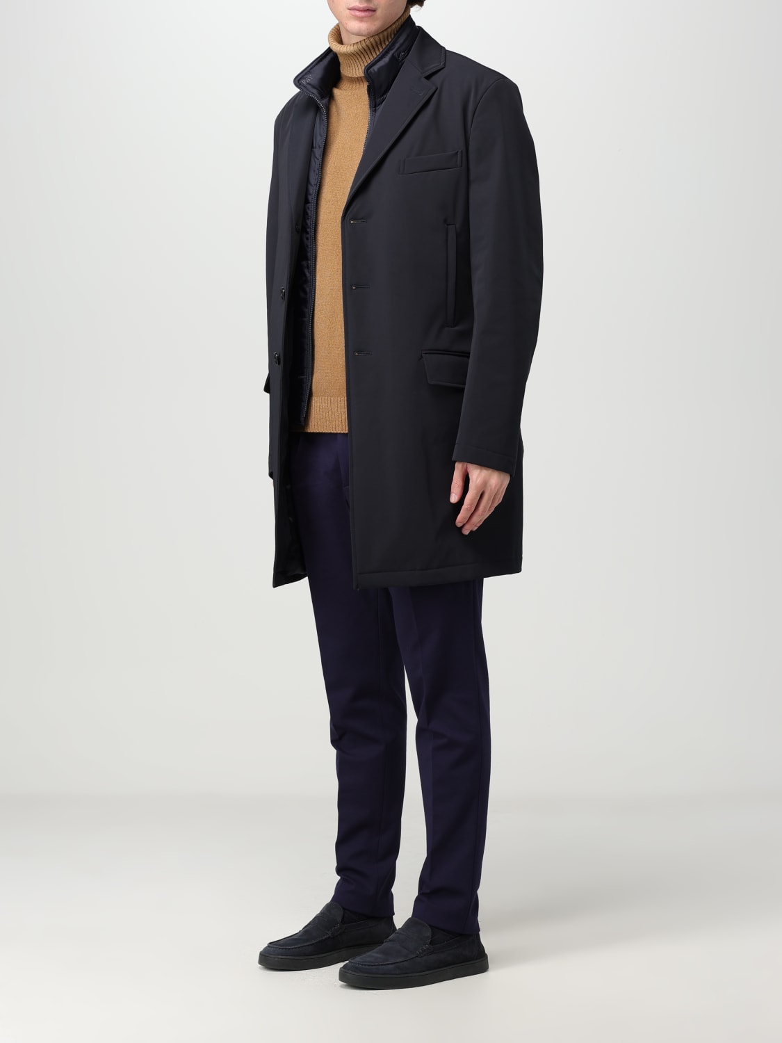 Fay Outlet Cappotto uomo Blue Cappotto Fay NAM5347168STOA online su GIGLIO.COM