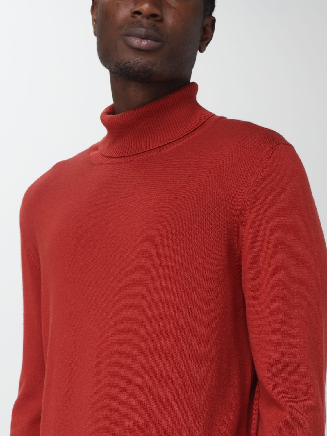 FAY SWEATER: Sweater men Fay, Coral - Img 3
