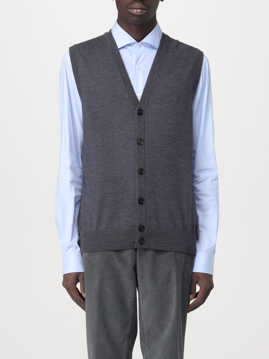 FAY PULL: Pull homme Fay, Gris - Img 1