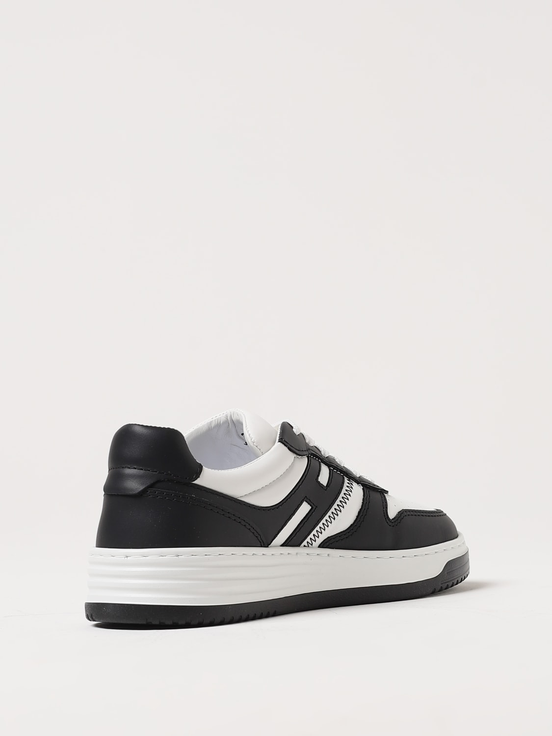 HOGAN SNEAKERS: Hogan H630 sneakers in nappa, Black - Img 3