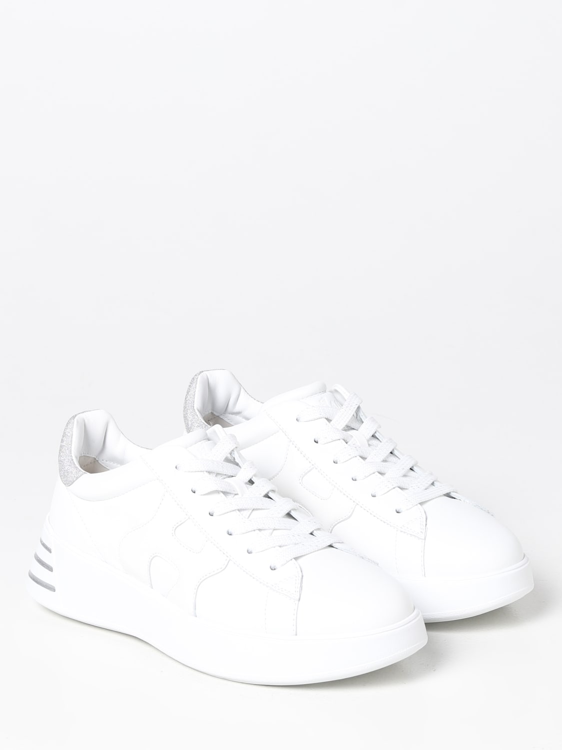 HOGAN SNEAKERS: Hogan Rebel H564 sneakers in nappa leather, White - Img 2