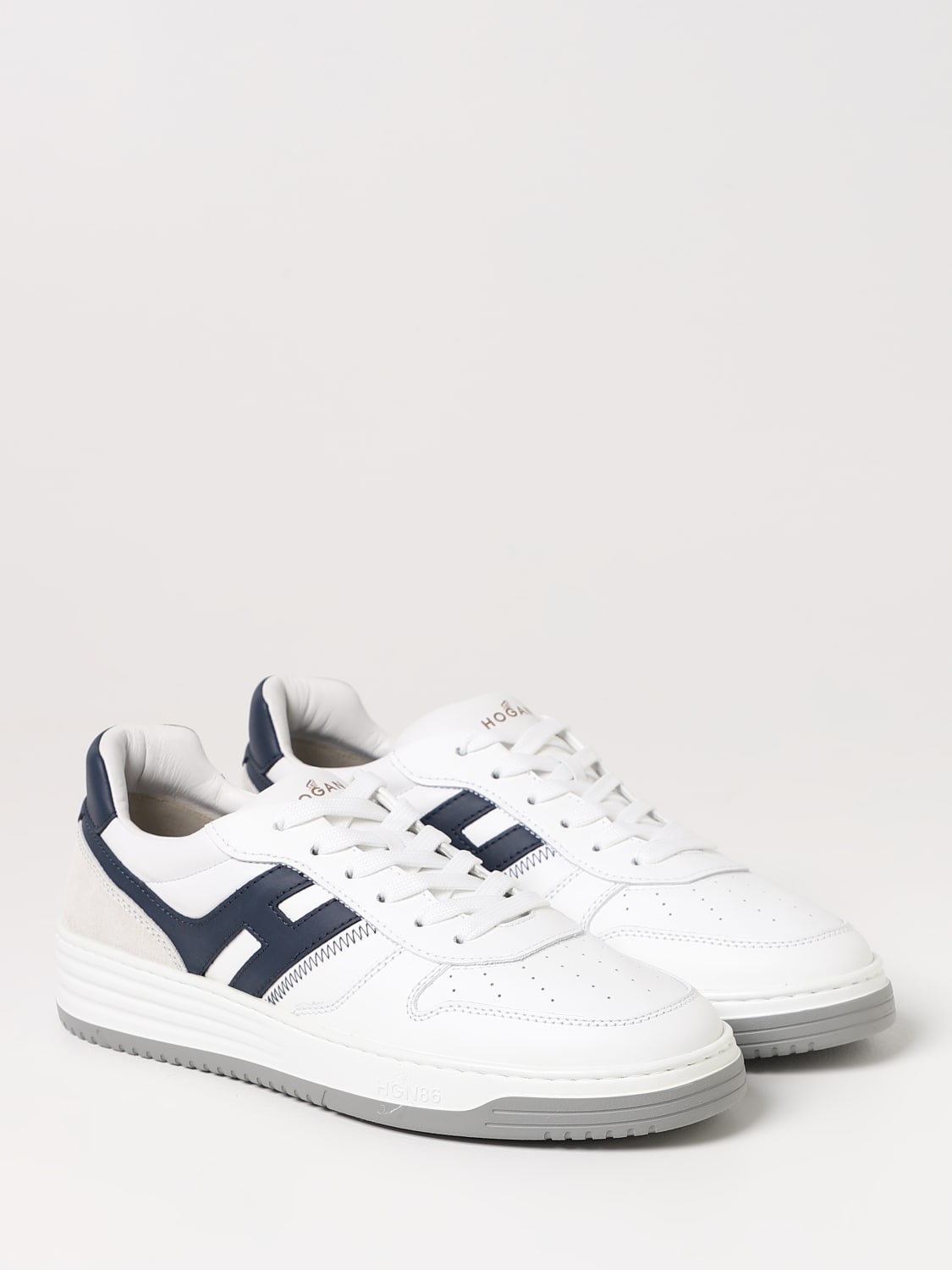 HOGAN SNEAKERS: Sneakers H630 Hogan in pelle, Bianco - Img 2