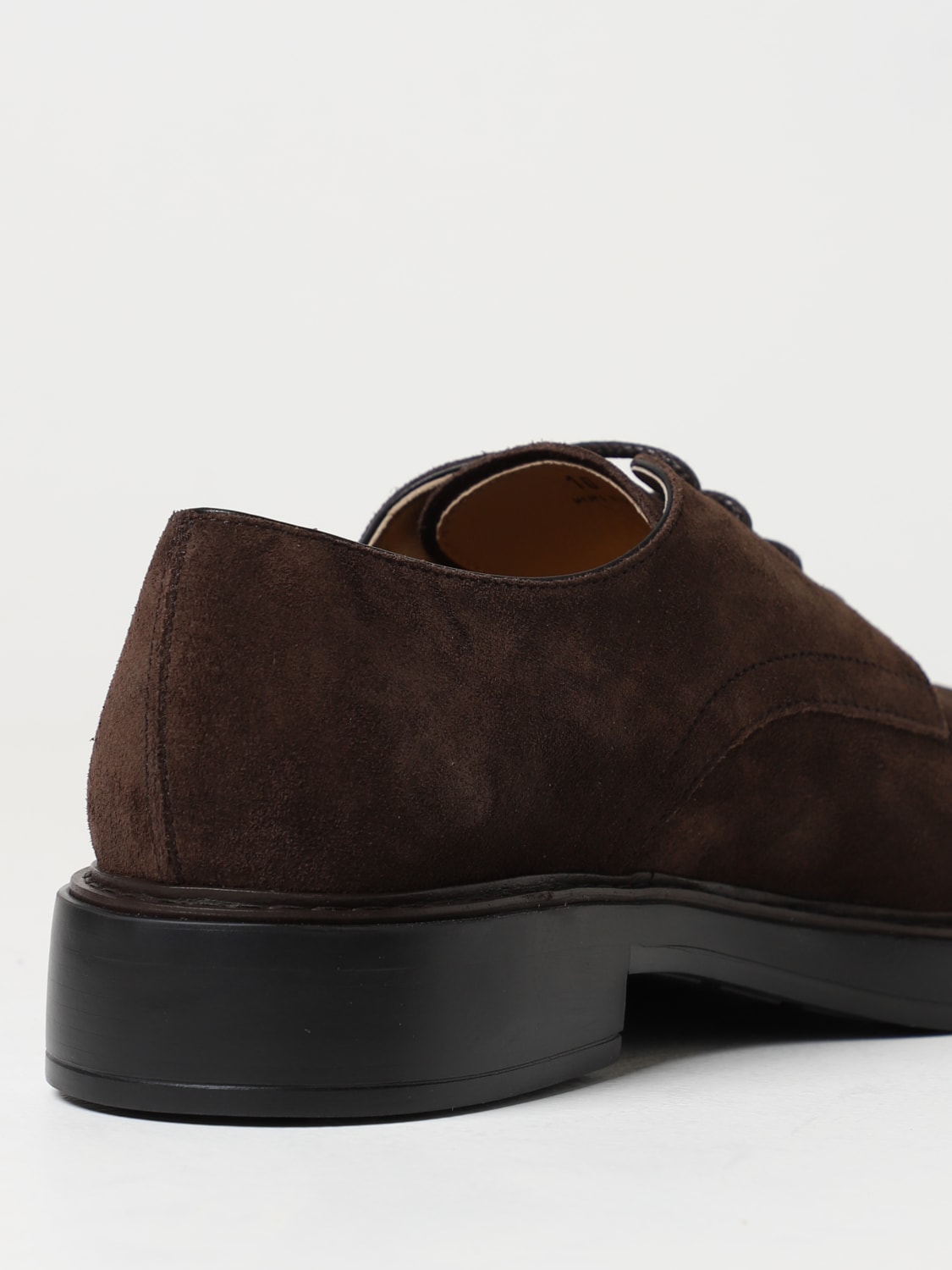 TOD'S BROGUE SHOES: Tod's derby shoes in suede, Dark - Img 3