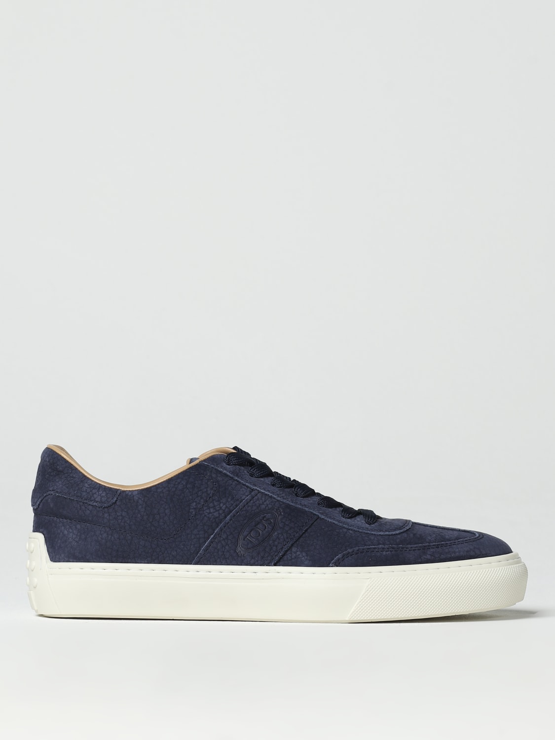 TOD'S SNEAKERS: Tod's sneakers in grained nubuck, Blue - Img 1