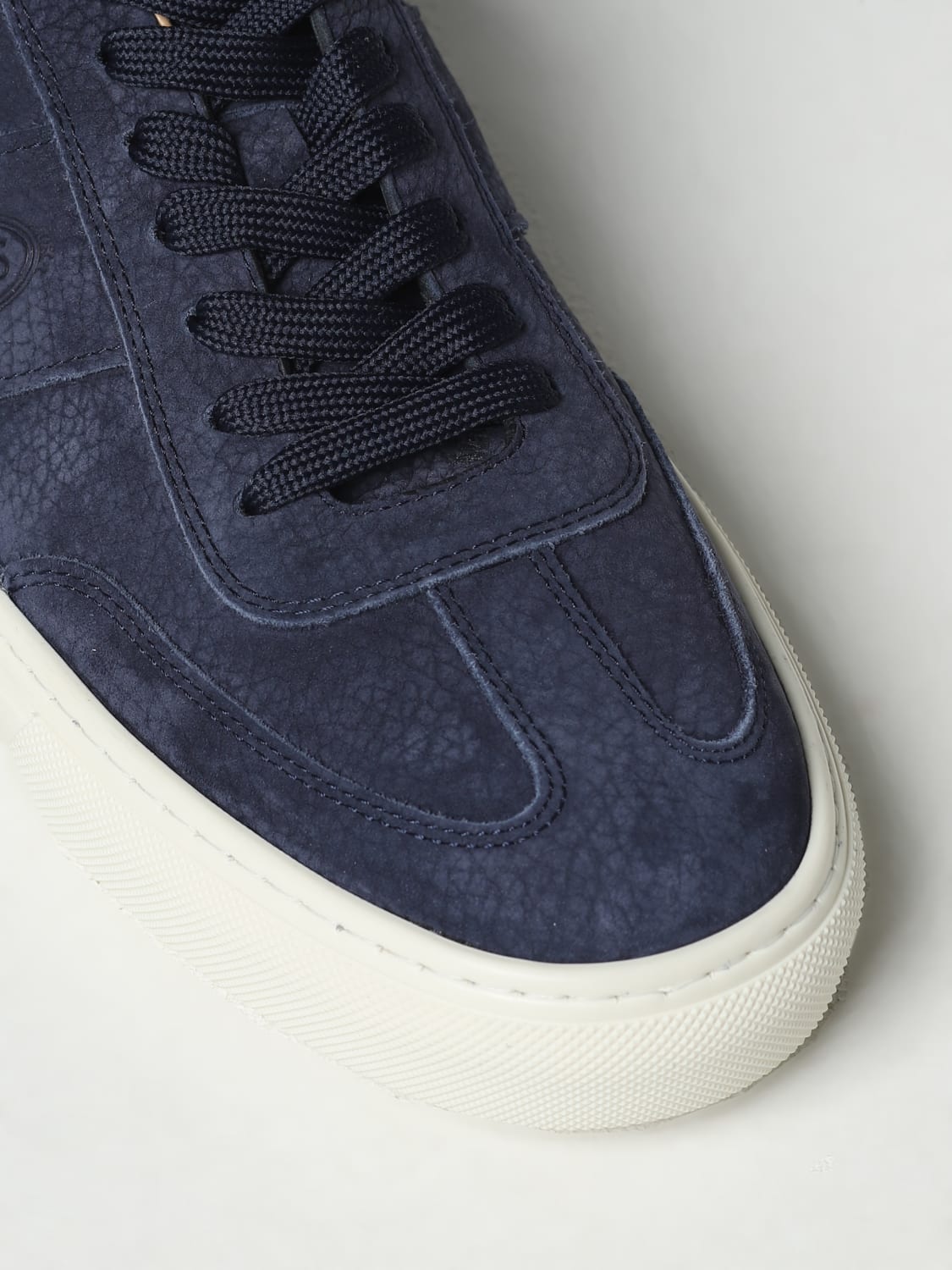 TOD'S SNEAKERS: Tod's sneakers in grained nubuck, Blue - Img 4