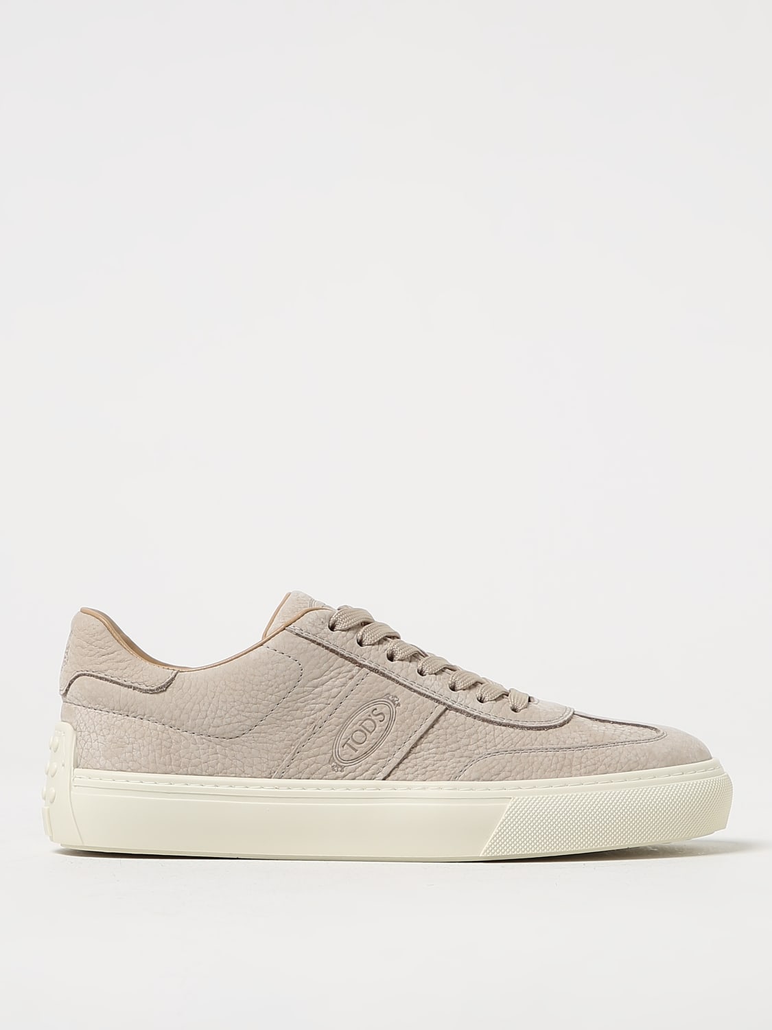 TOD'S SNEAKERS: Tod's sneakers in grained nubuck, Beige - Img 1