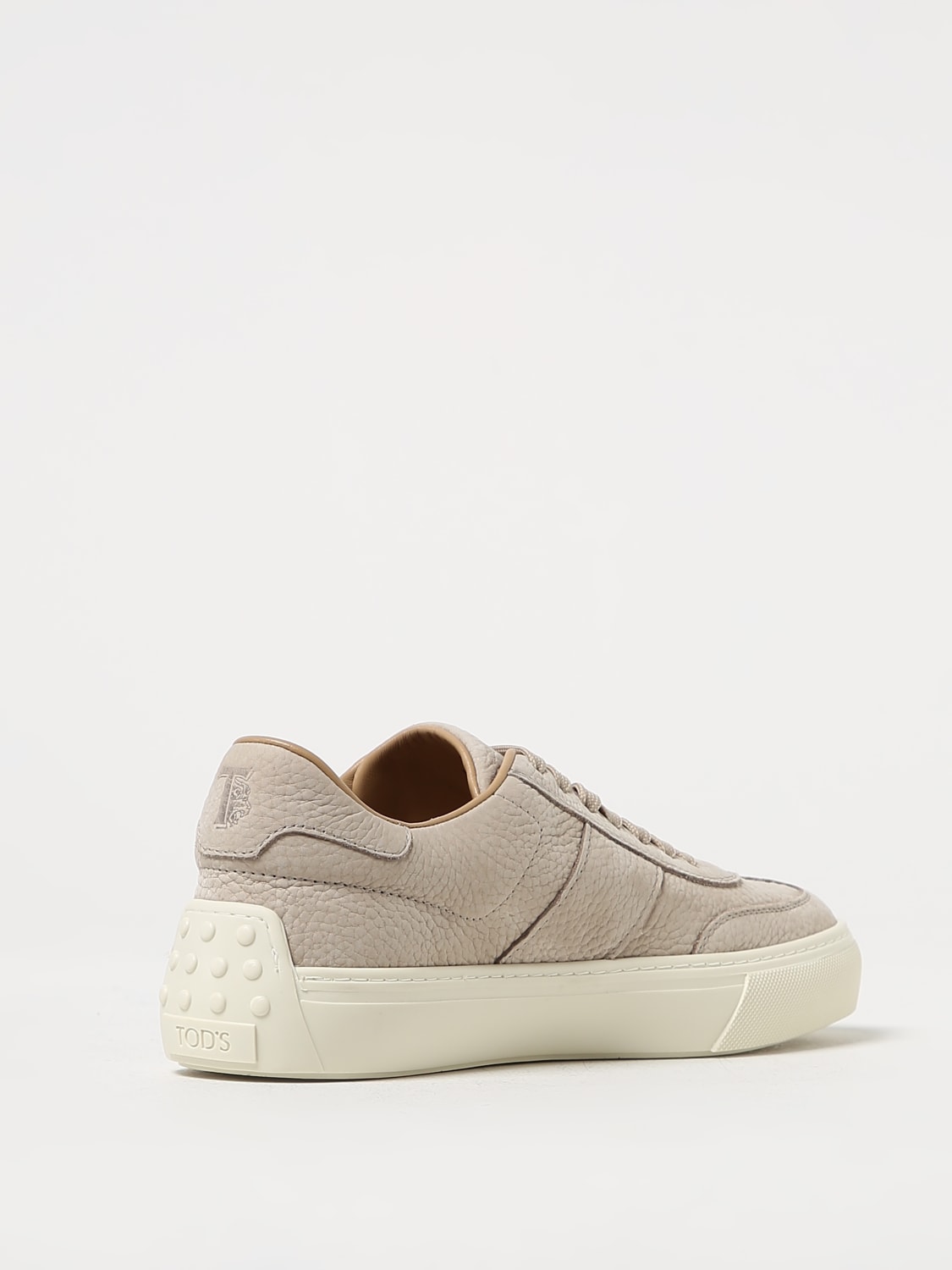 TOD'S SNEAKERS: Tod's sneakers in grained nubuck, Beige - Img 3