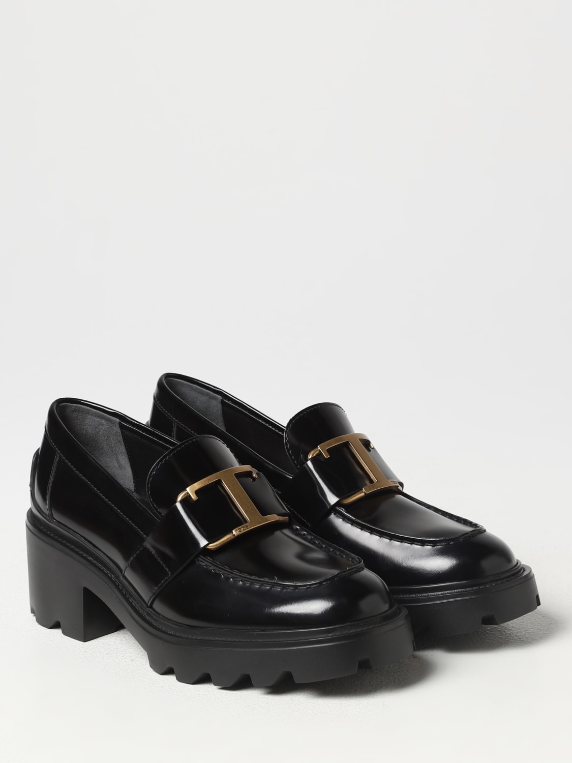 TOD'S LOAFER: Tod's moccasins in brushed leather, Black - Img 2