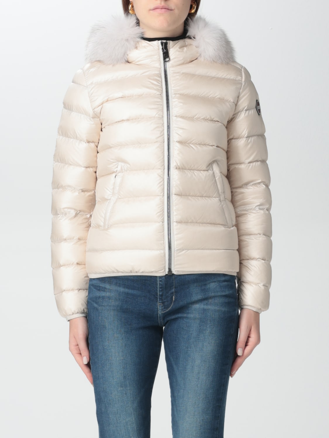 Colmar Outlet Jacket woman Yellow Cream Colmar jacket 2286F5WG online at GIGLIO.COM