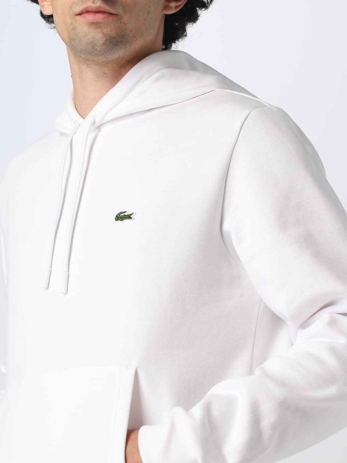 LACOSTE SUDADERA: Sudadera hombre Lacoste, Blanco - Img 3