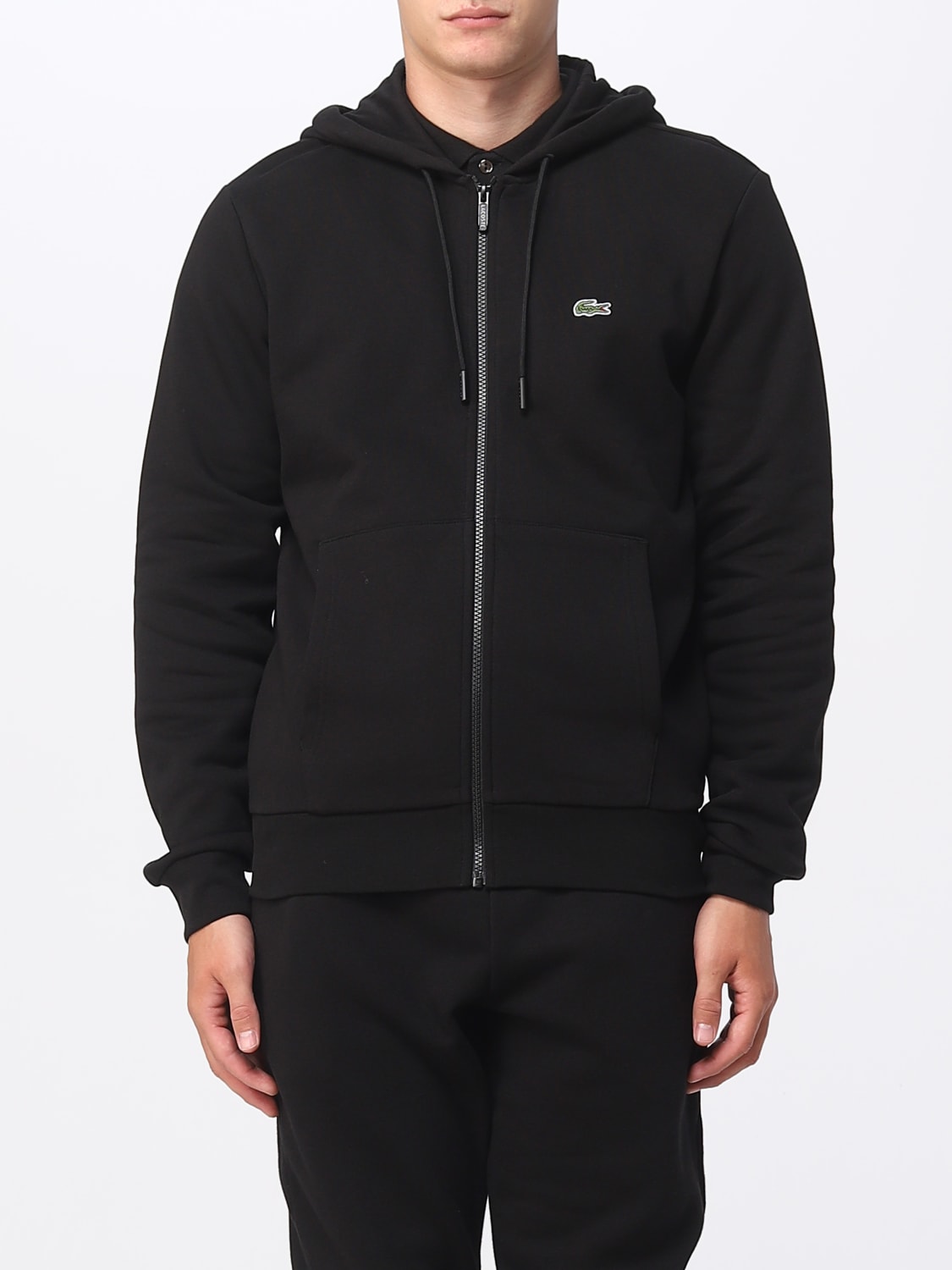 LACOSTE SWEATSHIRT: Sweatshirt men Lacoste, Black - Img 1