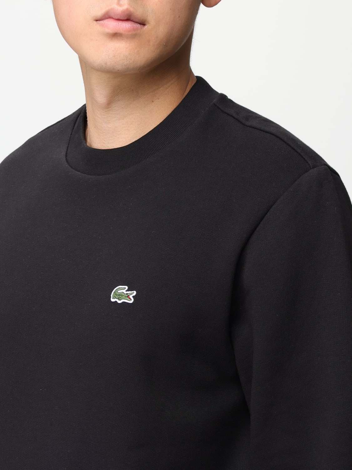 LACOSTE SWEATSHIRT: Sweatshirt men Lacoste, Black - Img 3