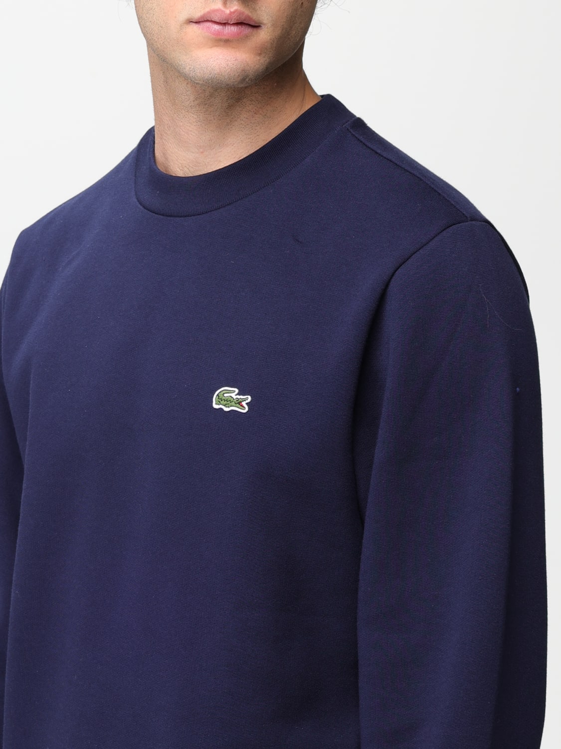 LACOSTE SWEATSHIRT: Sweatshirt men Lacoste, Blue - Img 3