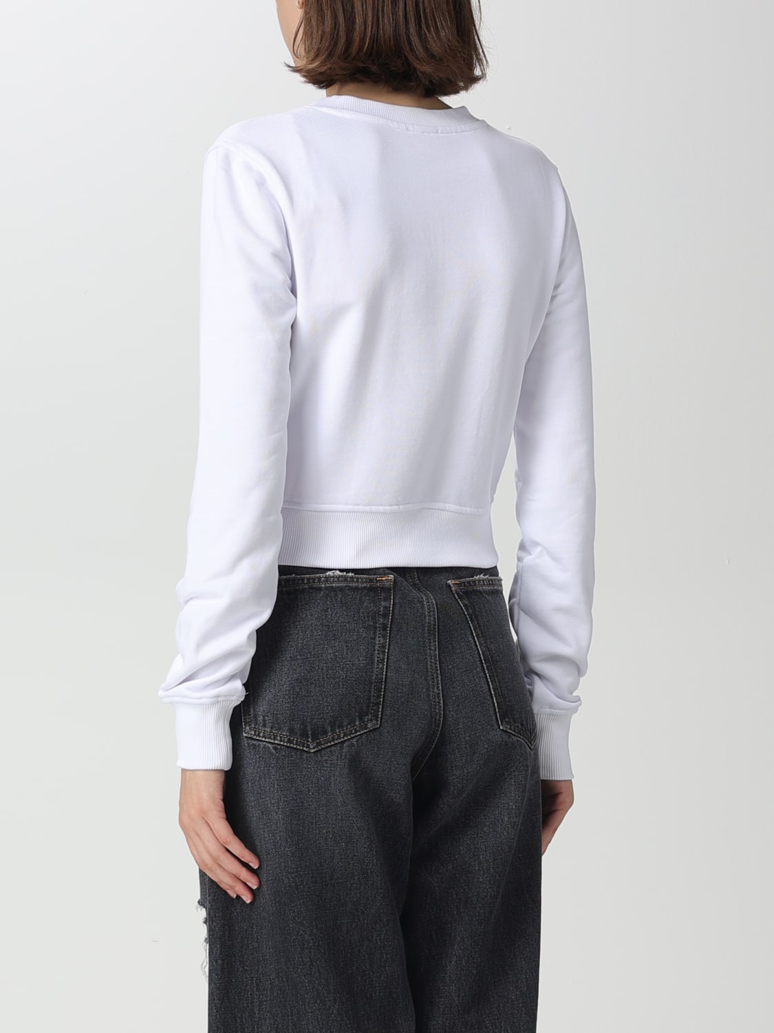 DIESEL SUDADERA: Sudadera mujer Diesel, Blanco - Img 2