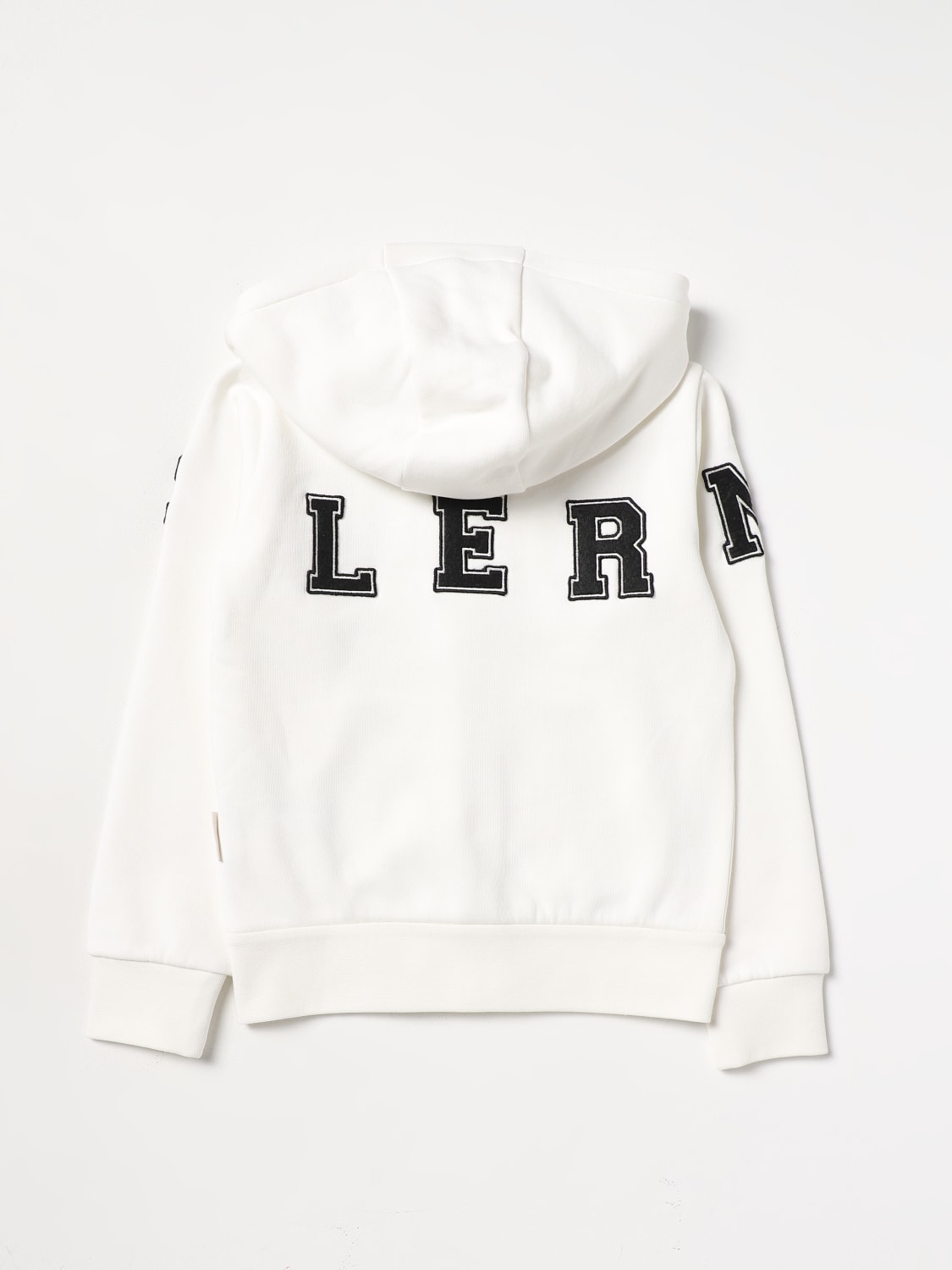 MONCLER SWEATER: Moncler sweatshirt in cotton, White - Img 2