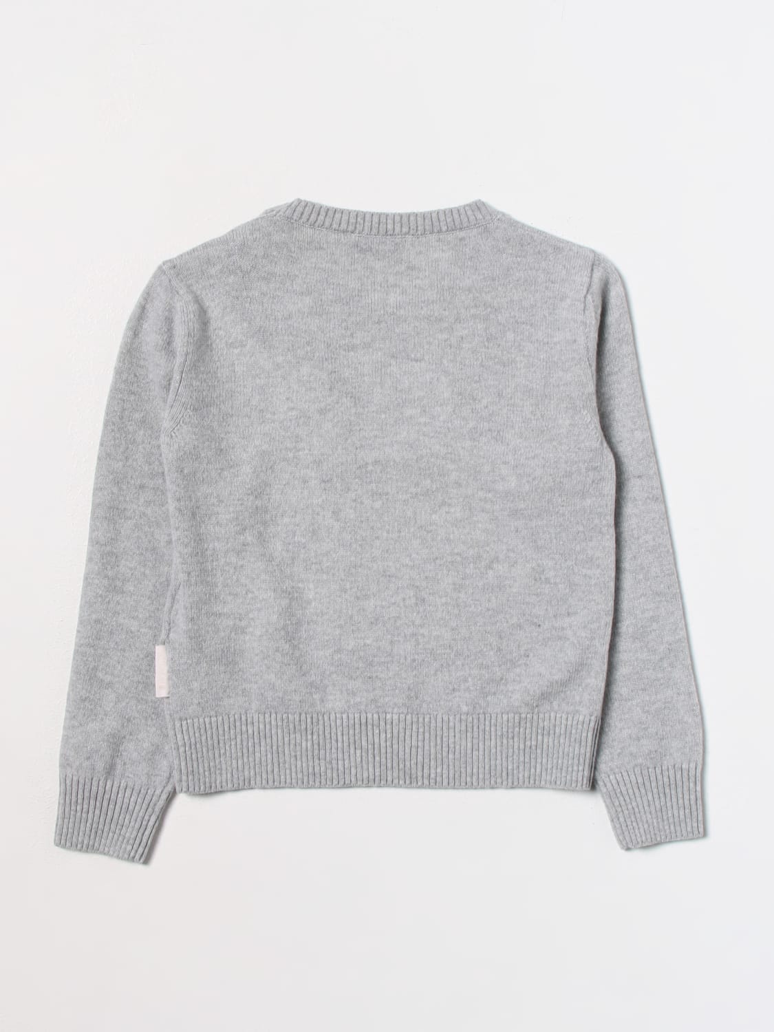 MONCLER SWEATER: Moncler sweater in wool and cashmere, Grey - Img 2