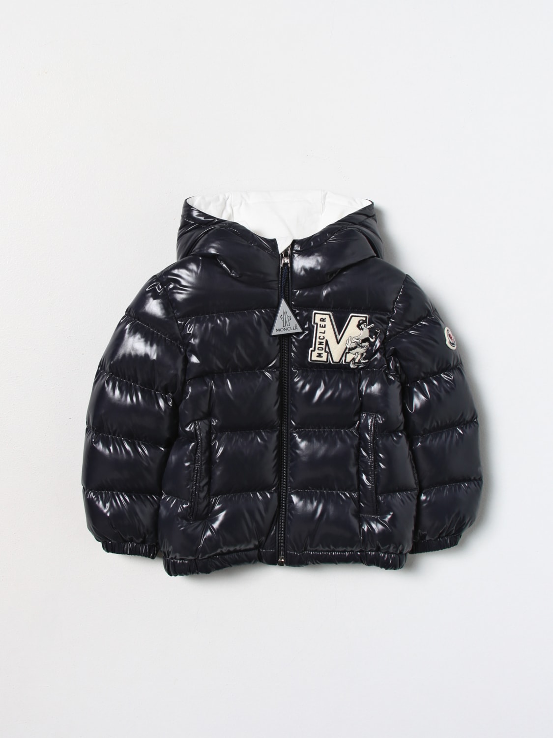 MONCLER 재킷: 재킷 남아 Moncler, 블루 - Img 1