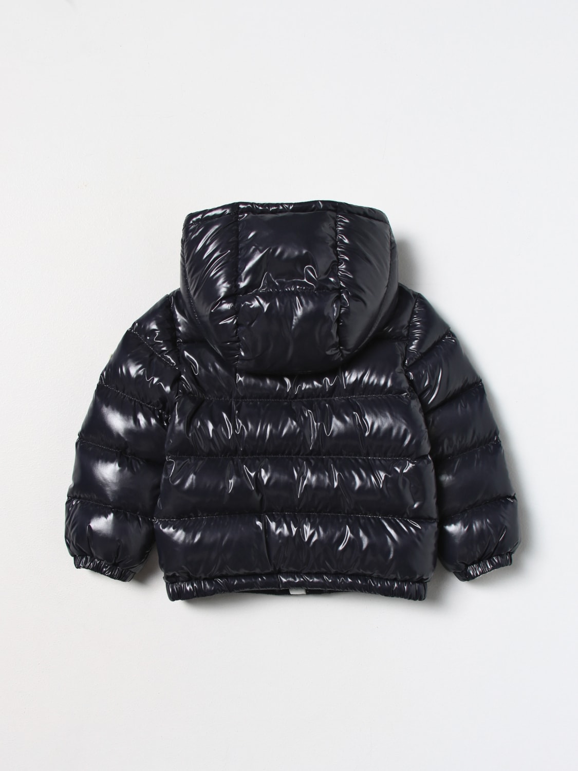 MONCLER GIACCA: Giacca Moncler in nylon imbottito, Blue - Img 2