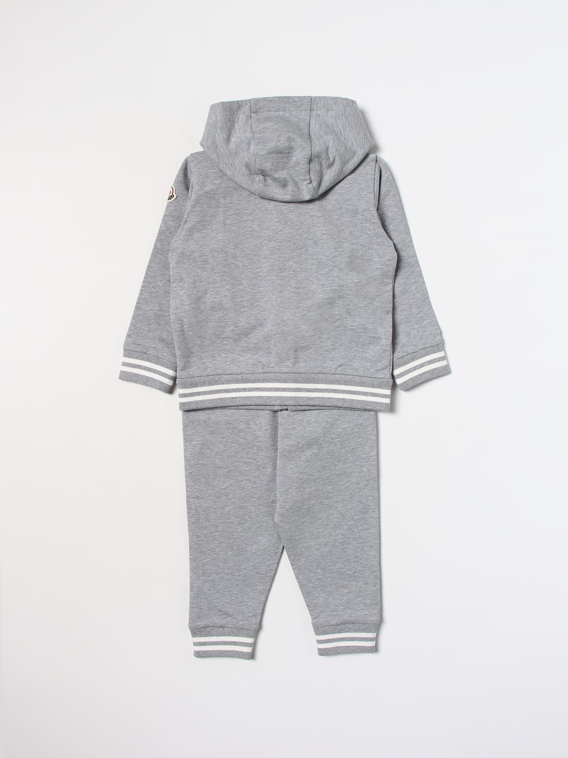 MONCLER JUMPSUIT: Moncler suit in cotton, Grey - Img 2