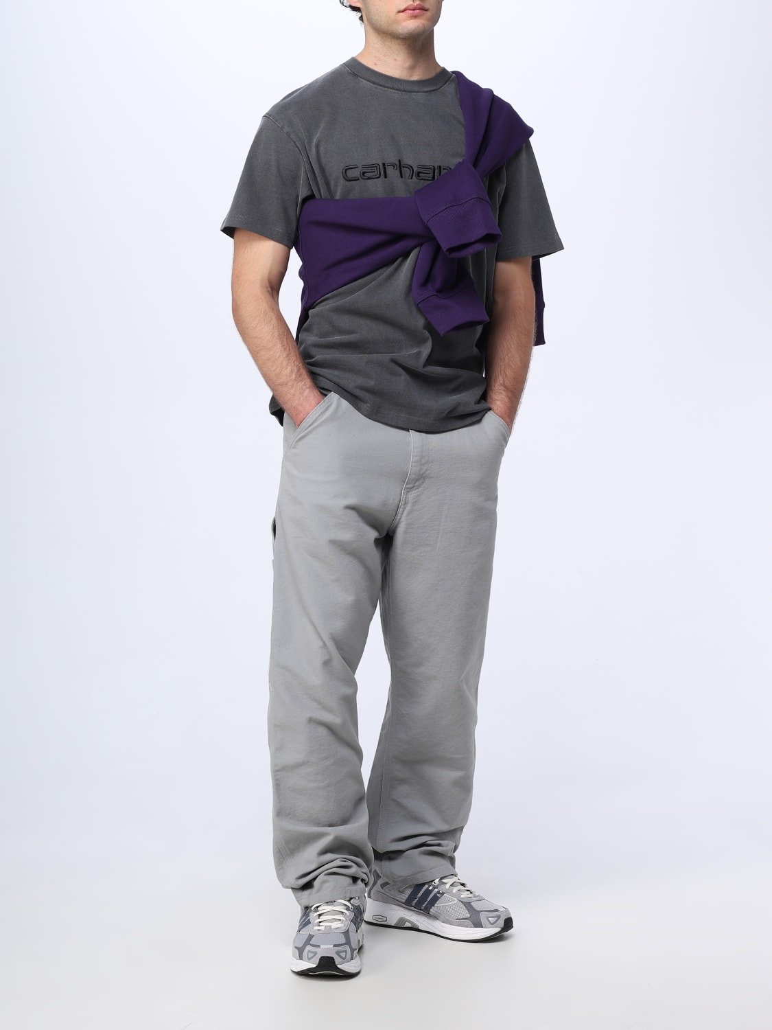 CARHARTT WIP PANTS: Pants men Carhartt Wip, Grey - Img 2