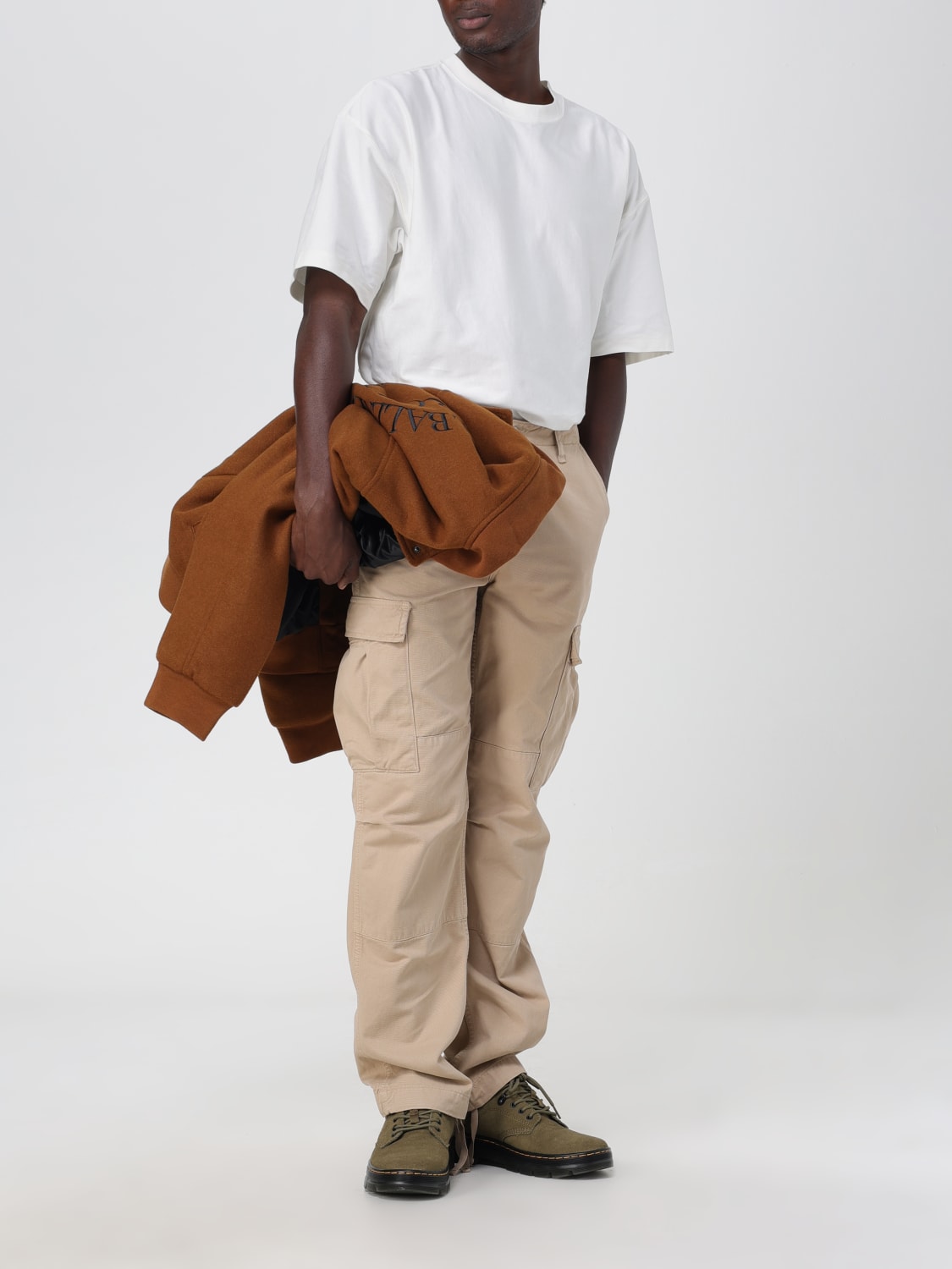 CARHARTT WIP PANTS: Pants men Carhartt Wip, Ecru - Img 2