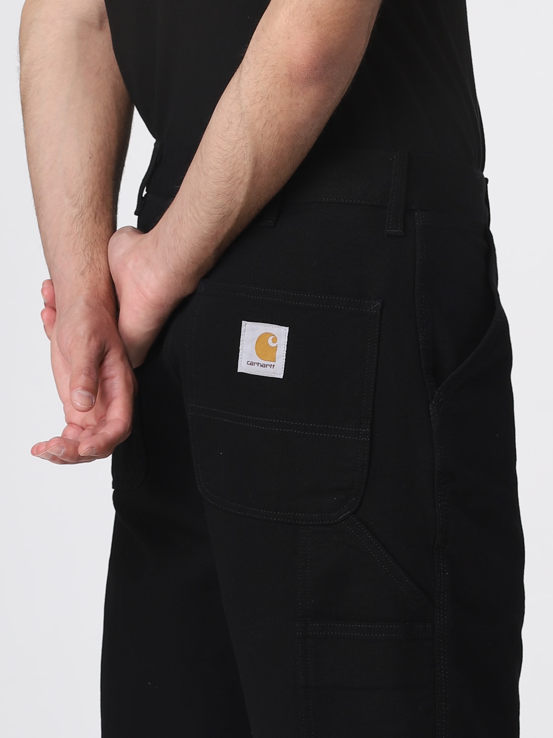 CARHARTT WIP PANTS: Shorts men Carhartt Wip, Black - Img 3