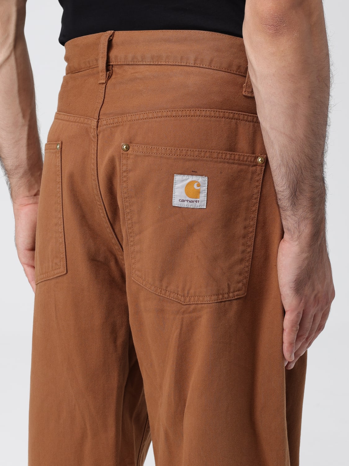 CARHARTT WIP PANTS: Pants men Carhartt Wip, Tobacco - Img 4