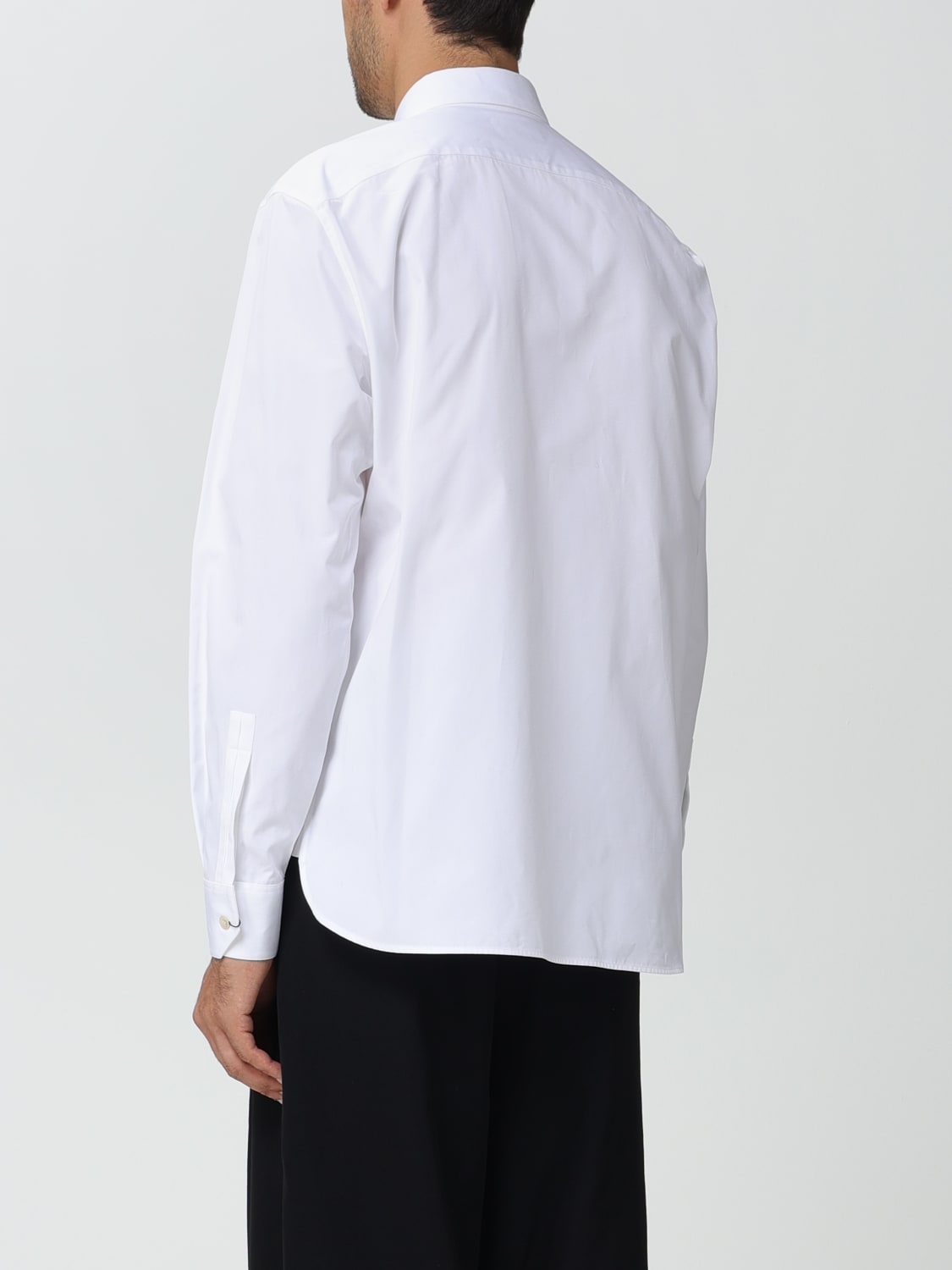 SAINT LAURENT CAMICIA: Camicia Saint Laurent in popeline di cotone, Bianco - Img 3