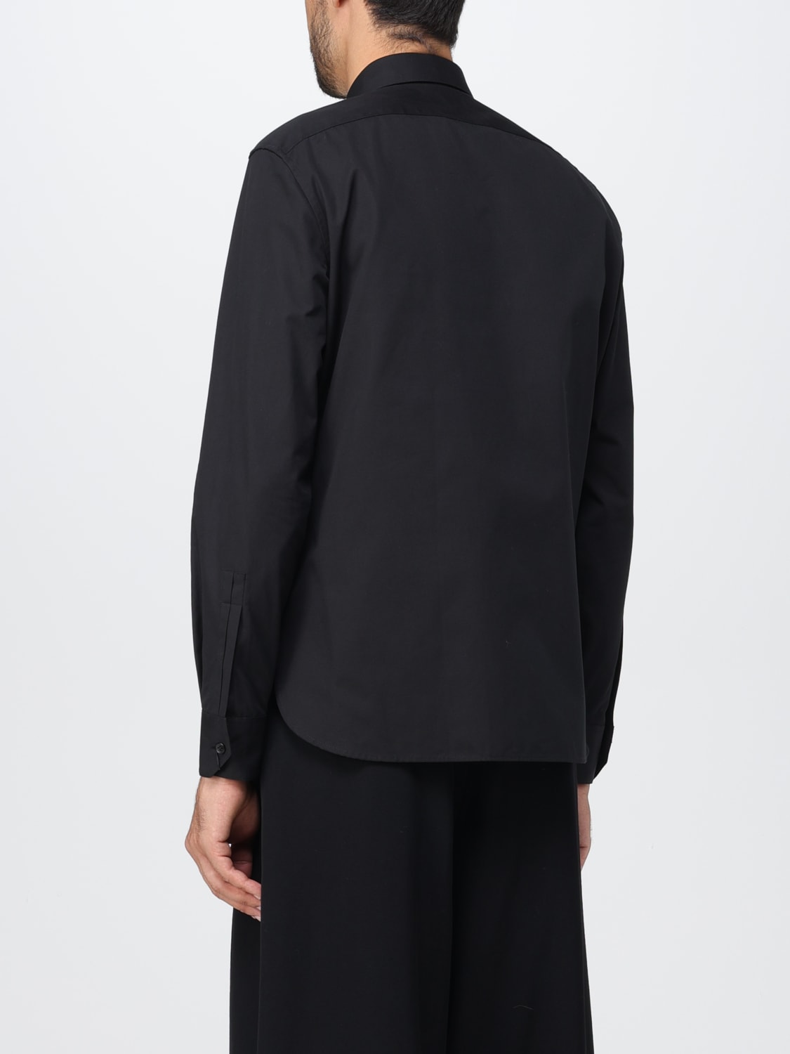 SAINT LAURENT SHIRT: Saint Laurent shirt in cotton poplin, Black - Img 3