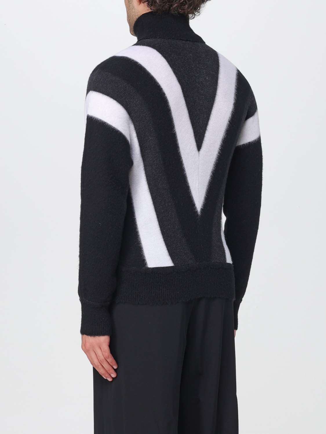 SAINT LAURENT SWEATER: Saint Laurent wool sweater, Black - Img 3