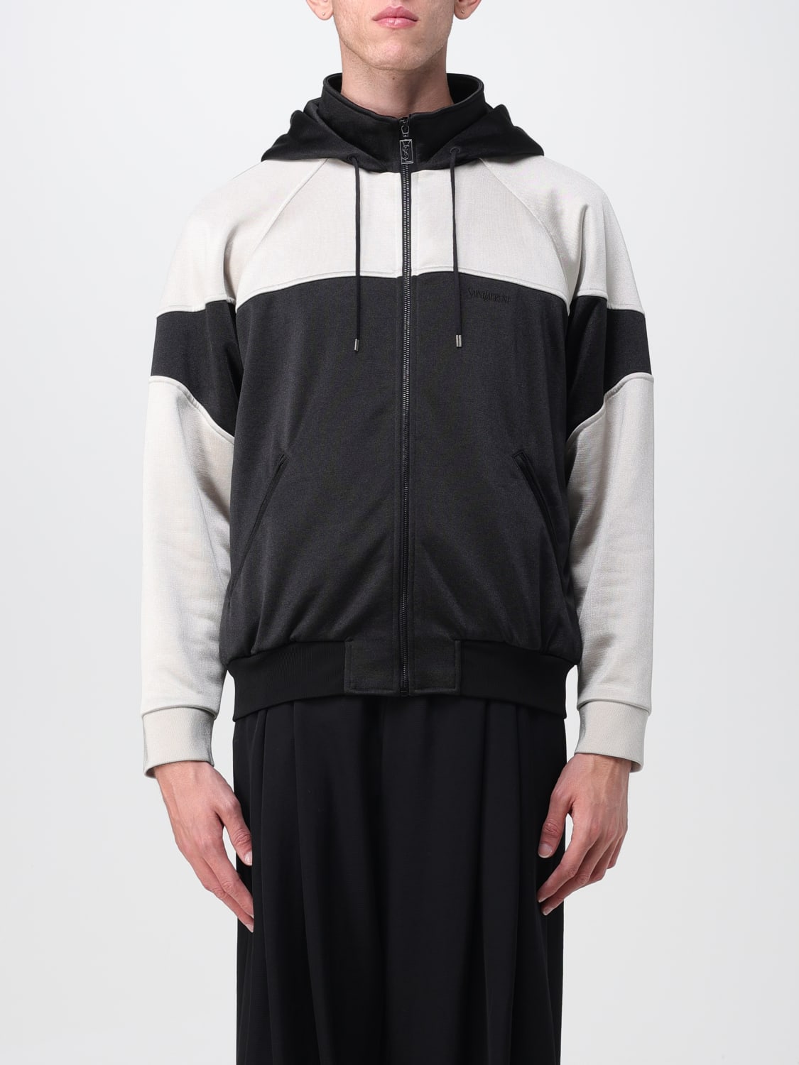 SAINT LAURENT SUDADERA: Sudadera hombre Saint Laurent, Negro - Img 1