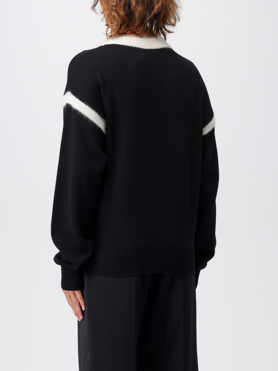 SAINT LAURENT SWEATER: Saint Laurent sweater in wool blend, Black - Img 3