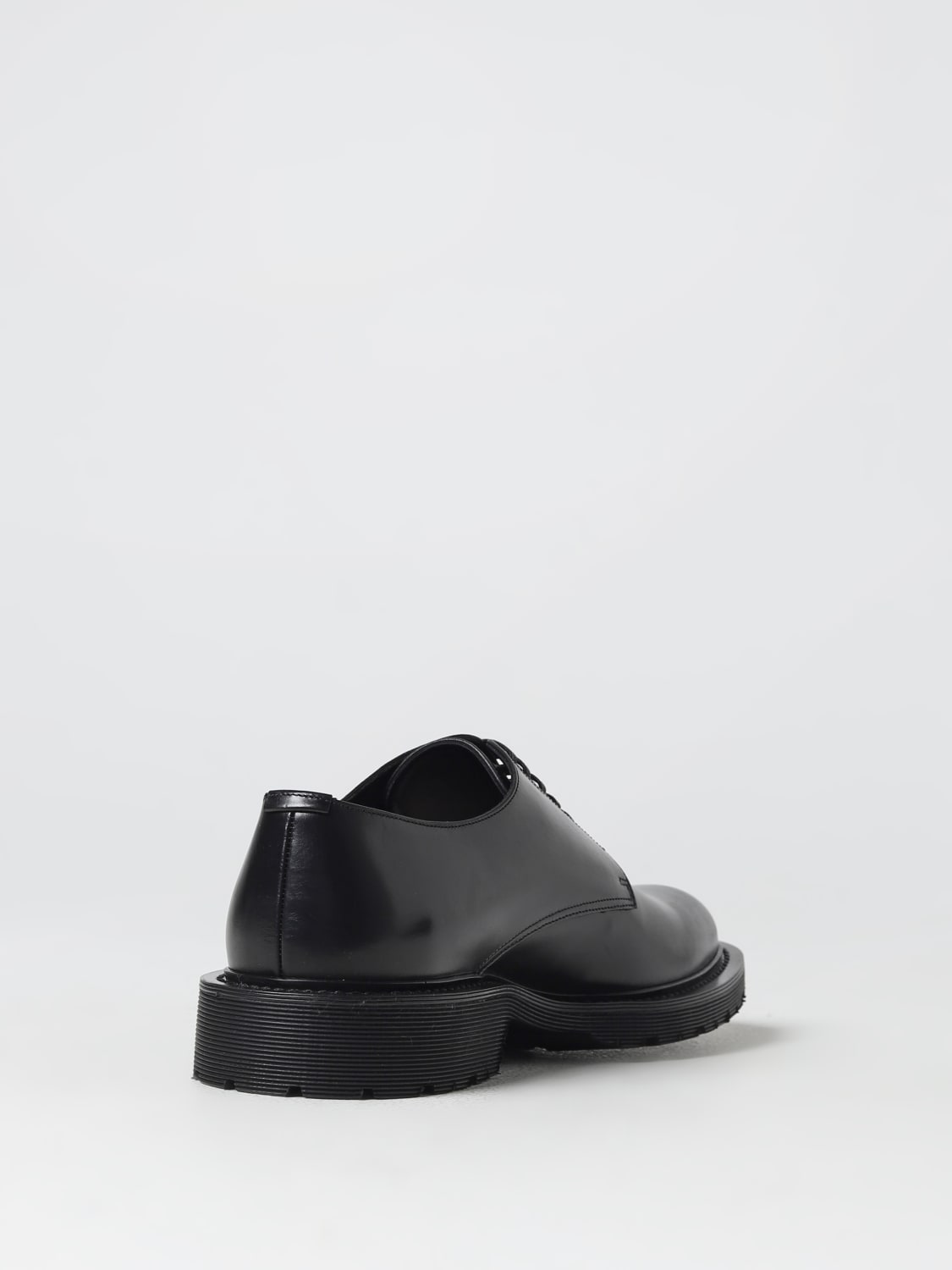 SAINT LAURENT BROGUE SHOES: Saint Laurent Army derby shoes in leather, Black - Img 3