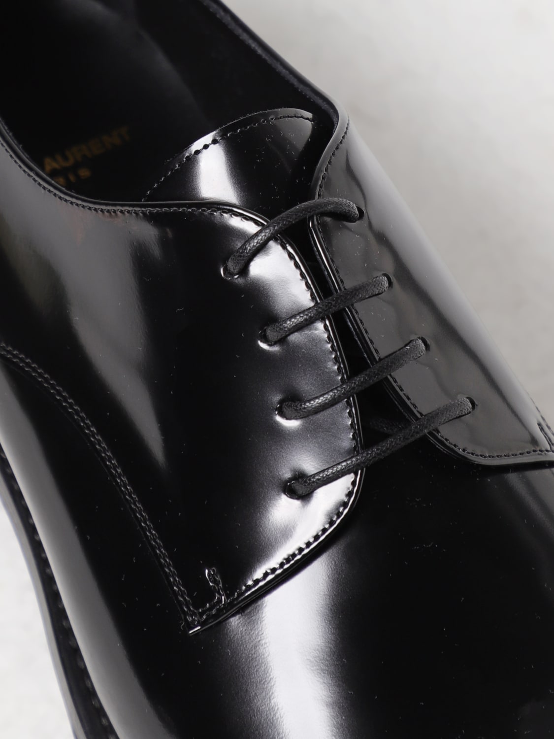 SAINT LAURENT CHAUSSURES DERBY: Chaussures homme Saint Laurent, Noir - Img 4