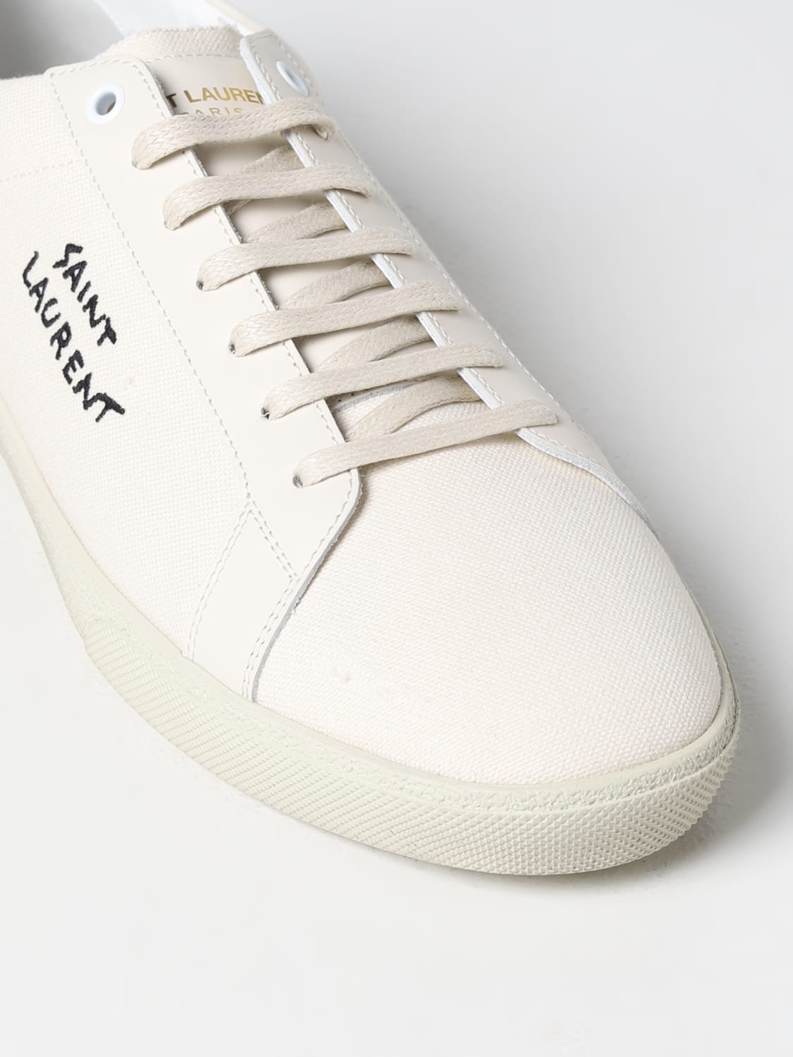 SAINT LAURENT: SL/06 sneakers in used canvas with