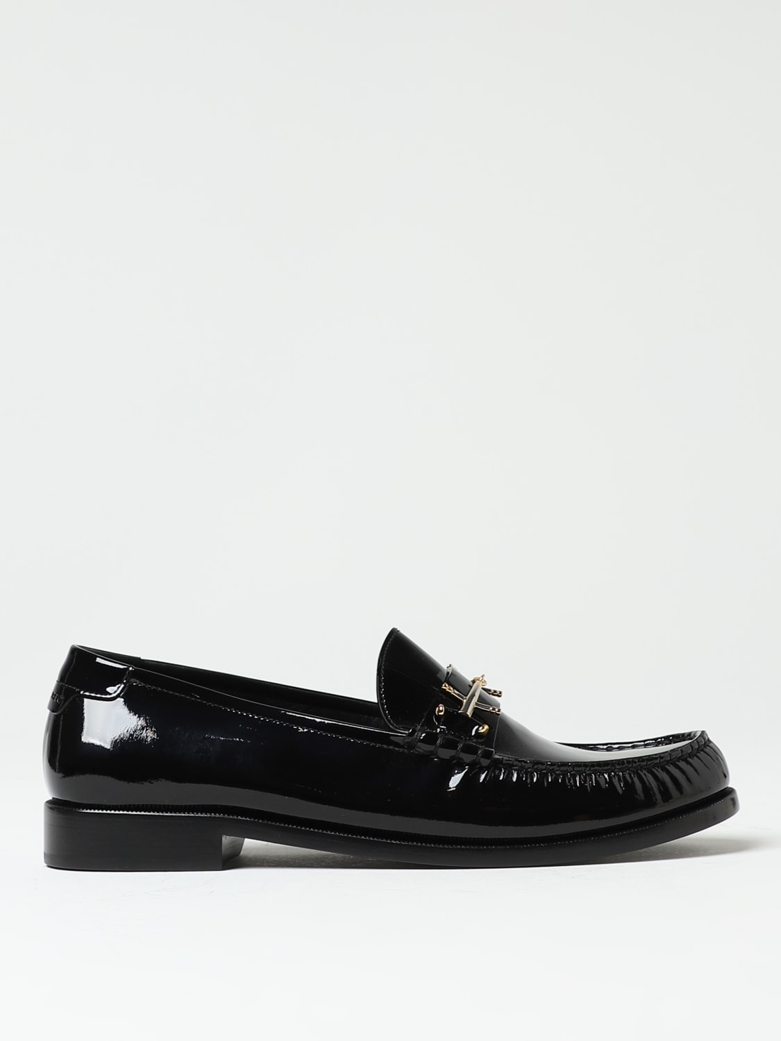 Giglio Mocassino Le Loafer Saint Laurent in vernice con morsetto