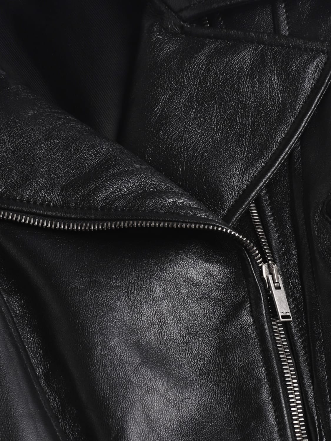 SAINT LAURENT JACKET: Saint Laurent leather jacket, Black - Img 6