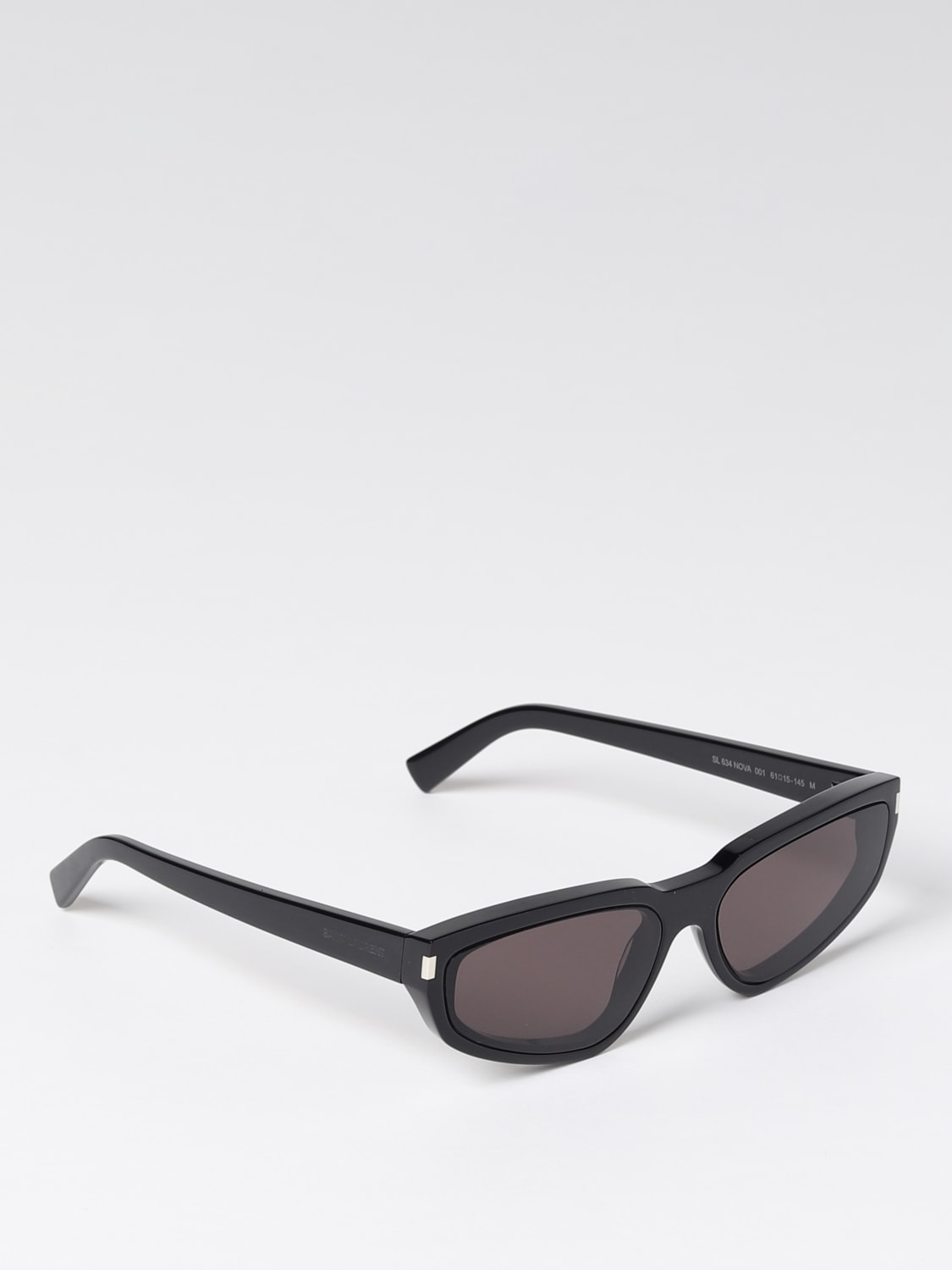 SAINT LAURENT SUNGLASSES: Saint Laurent SL 634 Nova sunglasses in recycled acetate, Black - Img 1