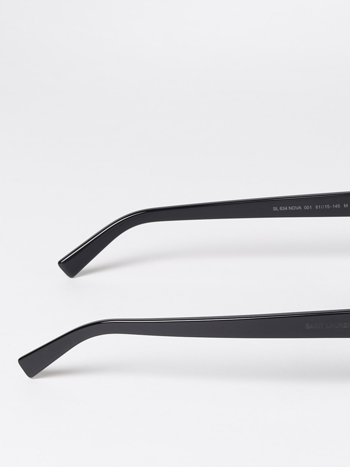 SAINT LAURENT SUNGLASSES: Saint Laurent SL 634 Nova sunglasses in recycled acetate, Black - Img 3