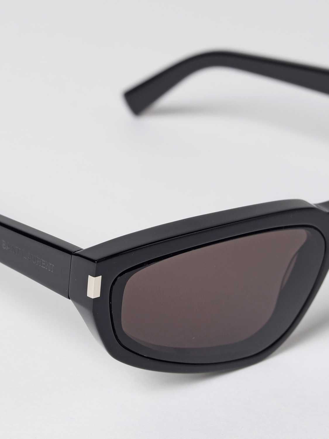 SAINT LAURENT SUNGLASSES: Saint Laurent SL 634 Nova sunglasses in recycled acetate, Black - Img 4