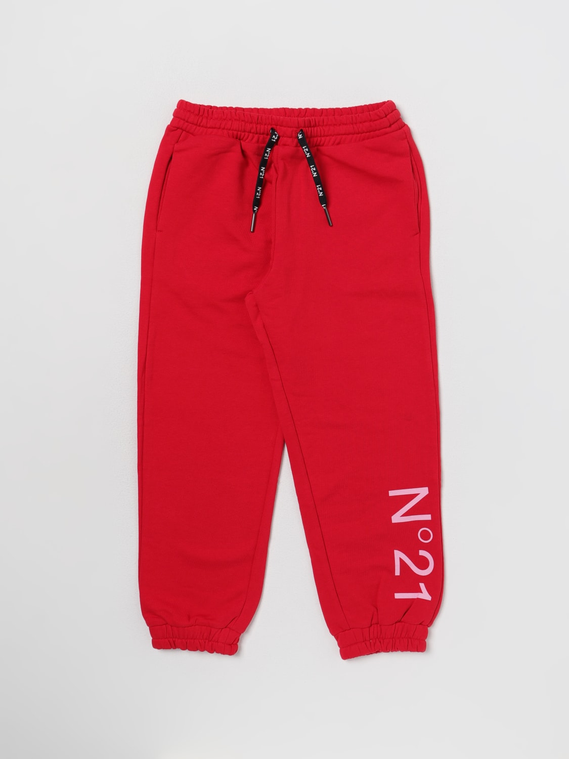 N° 21 PANTS: N° 21 cotton pants, Red - Img 1