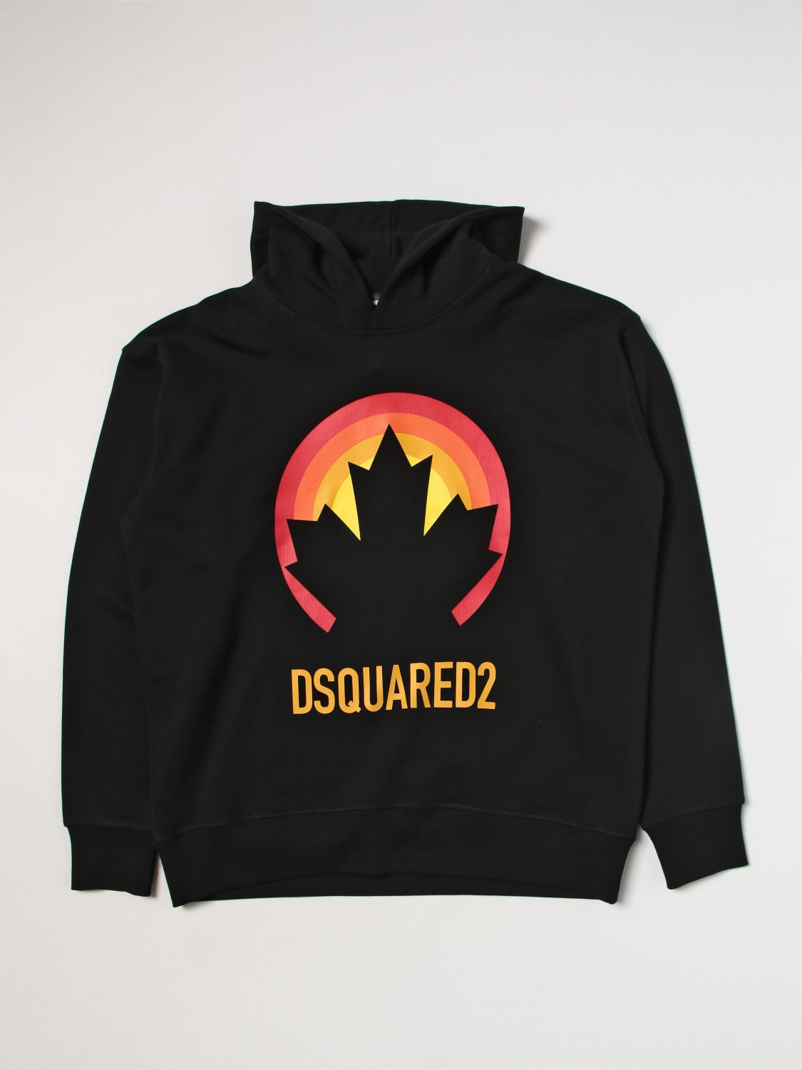 DSQUARED2 스웨터: 스웨터 남아 Dsquared2 Junior, 블랙 - Img 1