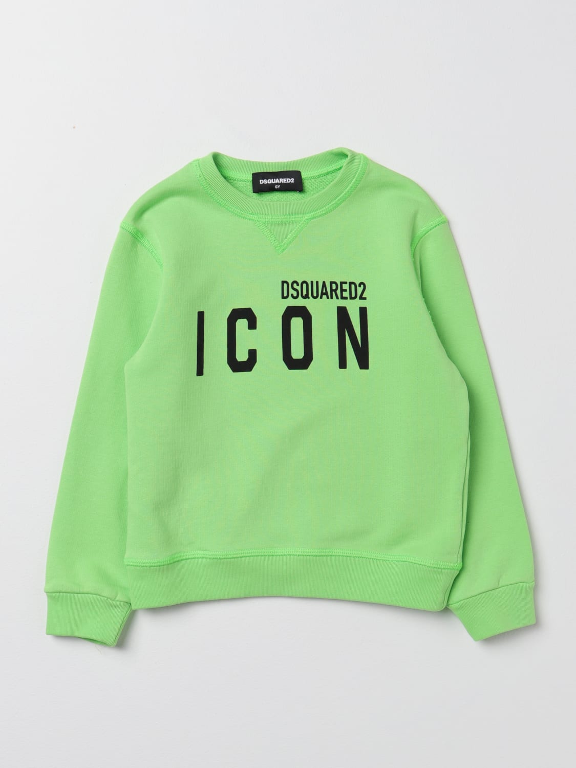 DSQUARED2 SWEATER: Sweater kids Dsquared2 Junior, Green - Img 1