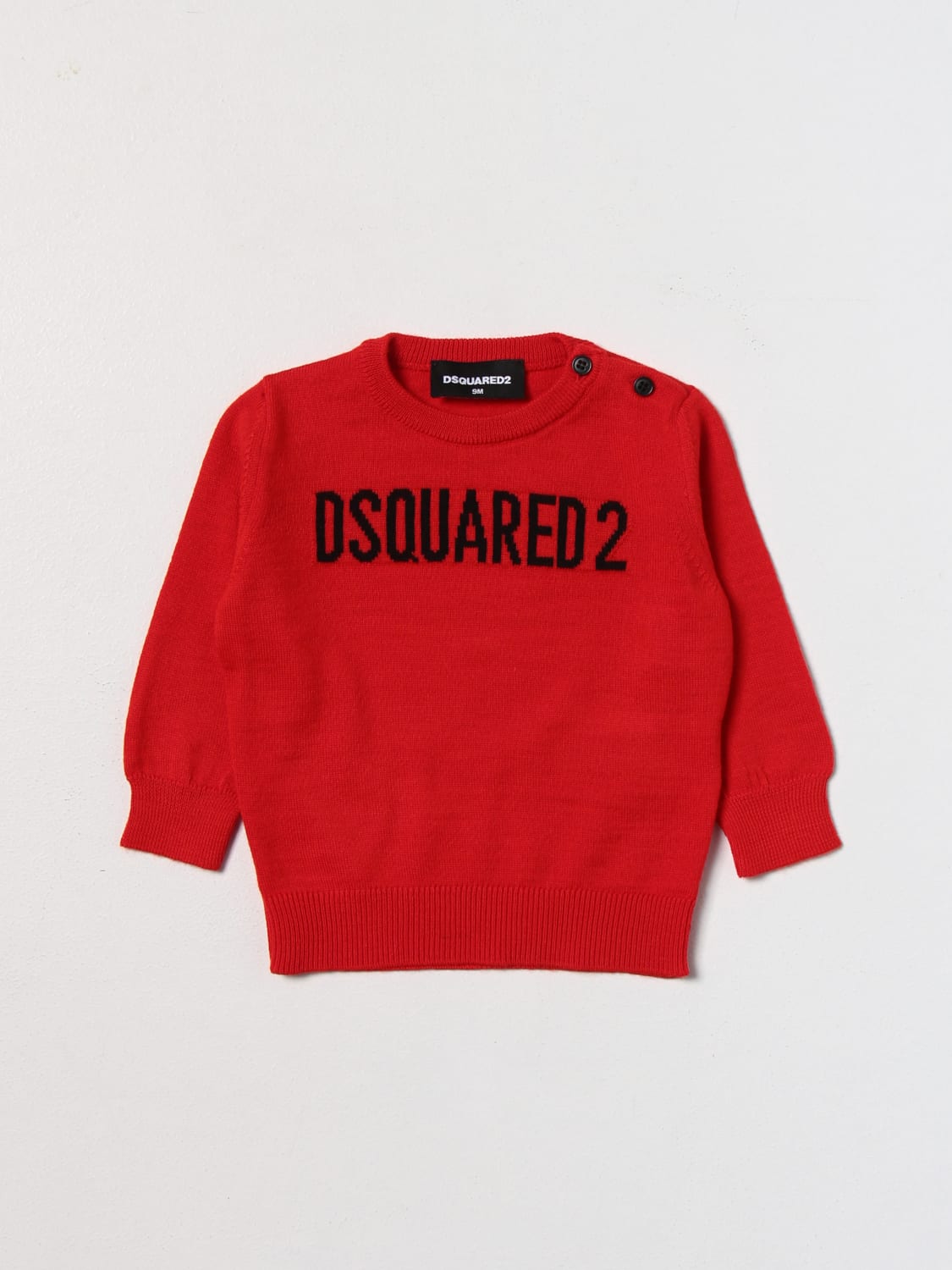 DSQUARED2 SWEATER: Sweater kids Dsquared2 Junior, Red - Img 1