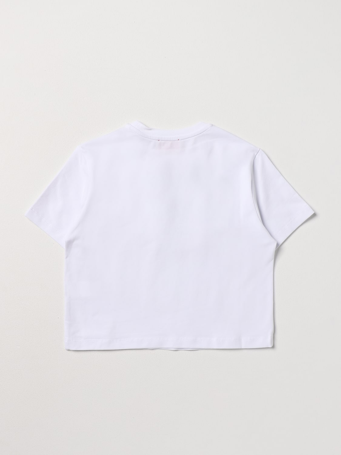 DIESEL T-SHIRT: Diesel T-shirt in stretch cotton, White - Img 2